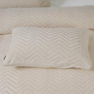 Chevron Teddy Créme 140 x 200/220