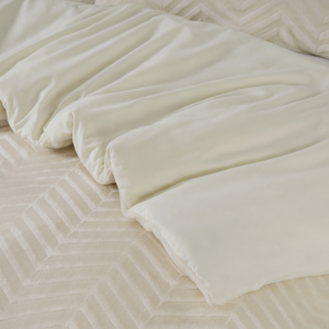 Chevron Teddy Créme 200 x 200/220