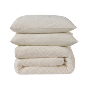 Chevron Teddy Créme 200 x 200/220