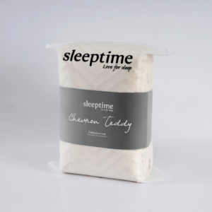 Chevron Teddy Créme 200 x 200/220