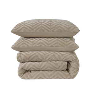 Chevron Teddy Taupe 140 x 200/220