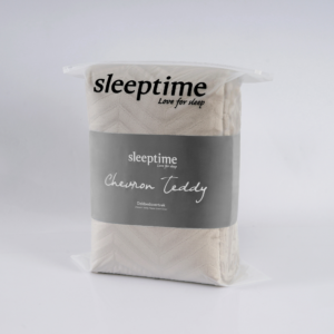 Chevron Teddy Taupe 200 x 200/220