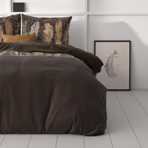 Chocolate feathers Bruin 240 x 200/220