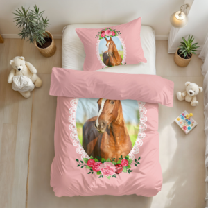 Cute Horse Roze 140 x 200/220