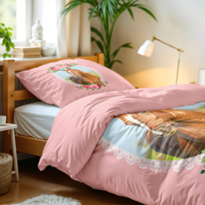 Cute Horse Roze 140 x 200/220