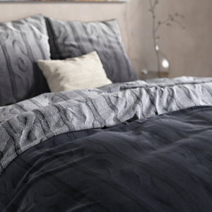 DH Flanel Dante Antraciet 140 x 220