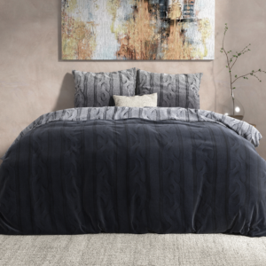 DH Flanel Dante Antraciet 240 x 220