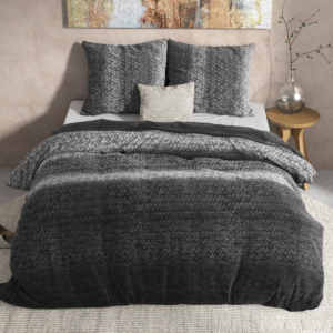 DH Flanel Gradient Knits Antraciet 240 x 220