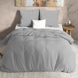 DH Flanel Mendez Grijs 200 x 200/220