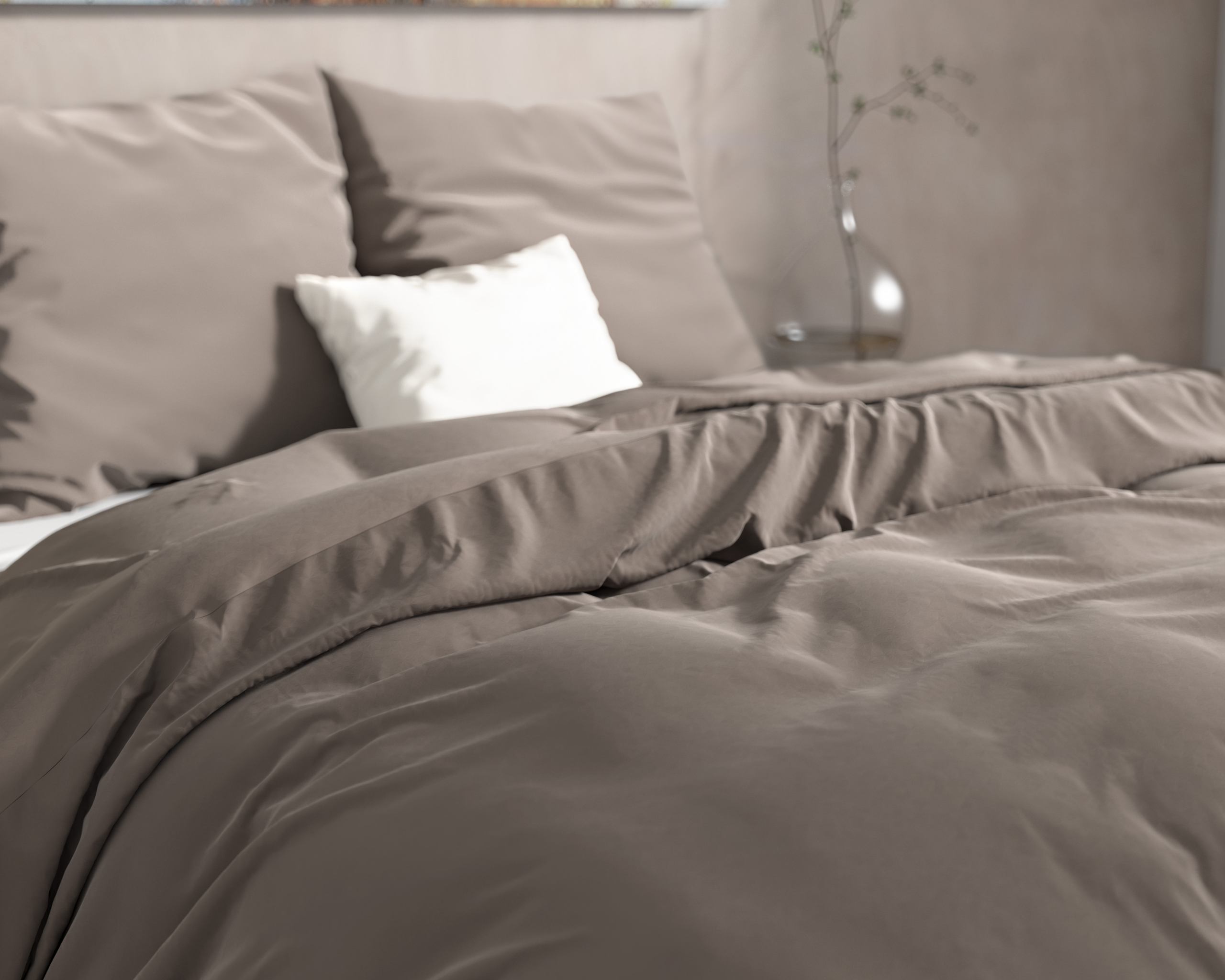 DH Flanel Mendez Taupe 240 x 200/220