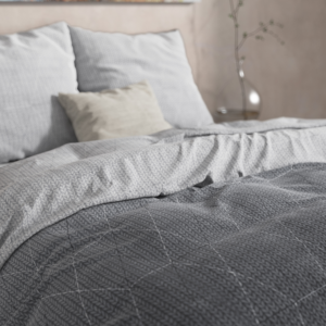 DH Flanel Quinn Antraciet 140 x 220