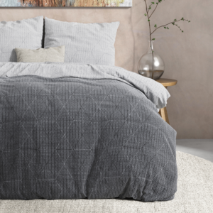 DH Flanel Quinn Antraciet 200 x 220