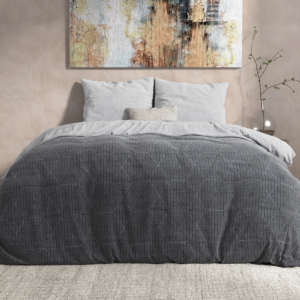 DH Flanel Quinn Antraciet 240 x 220