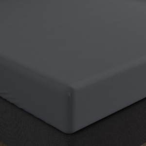 Dubbel Jersey 220 gr. Hoeslaken Antraciet 160/180 x 200/220