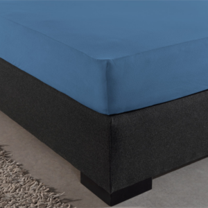 Dubbel Jersey 220 gr. Hoeslaken Blauw 140 x 200/220