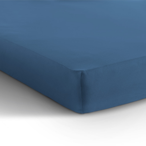 Dubbel Jersey 220 gr. Hoeslaken Blauw 140 x 200/220