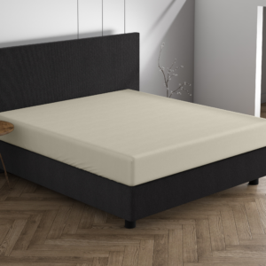 Dubbel Jersey 220 gr. Hoeslaken Creme 160/180 x 200/220