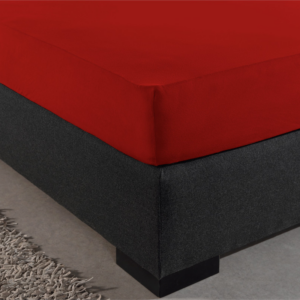 Dubbel Jersey 220 gr. Hoeslaken Rood 140 x 200/220