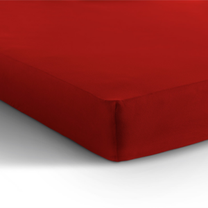 Dubbel Jersey 220 gr. Hoeslaken Rood 140 x 200/220