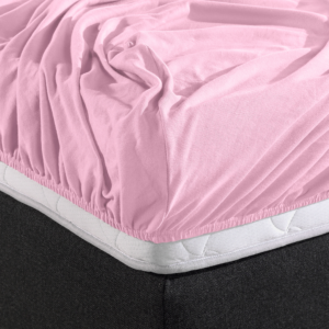 Dubbel Jersey 220 gr. Hoeslaken Roze 140 x 200/220