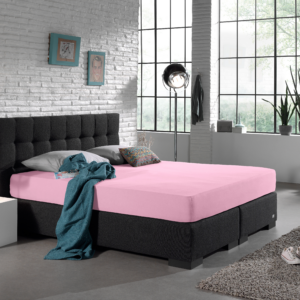 Dubbel Jersey 220 gr. Hoeslaken Roze 140 x 200/220