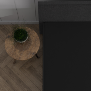 Dubbel Jersey 220 gr. Hoeslaken Zwart 160/180 x 200/220