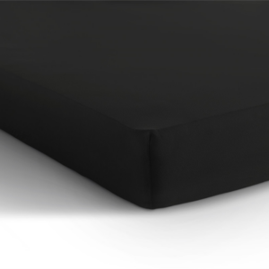 Dubbel Jersey 220 gr. Hoeslaken Zwart 160/180 x 200/220