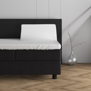 Dubbel Jersey 220 gr. Splittopper Hoeslaken Wit 160 x 200/220