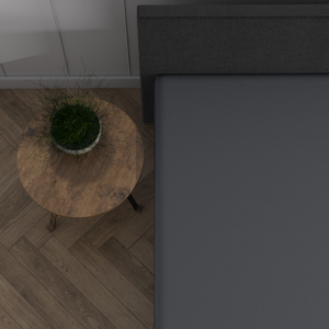 Dubbel Jersey 220 gr. Topper Hoeslaken Antraciet 160/180 x 200/220