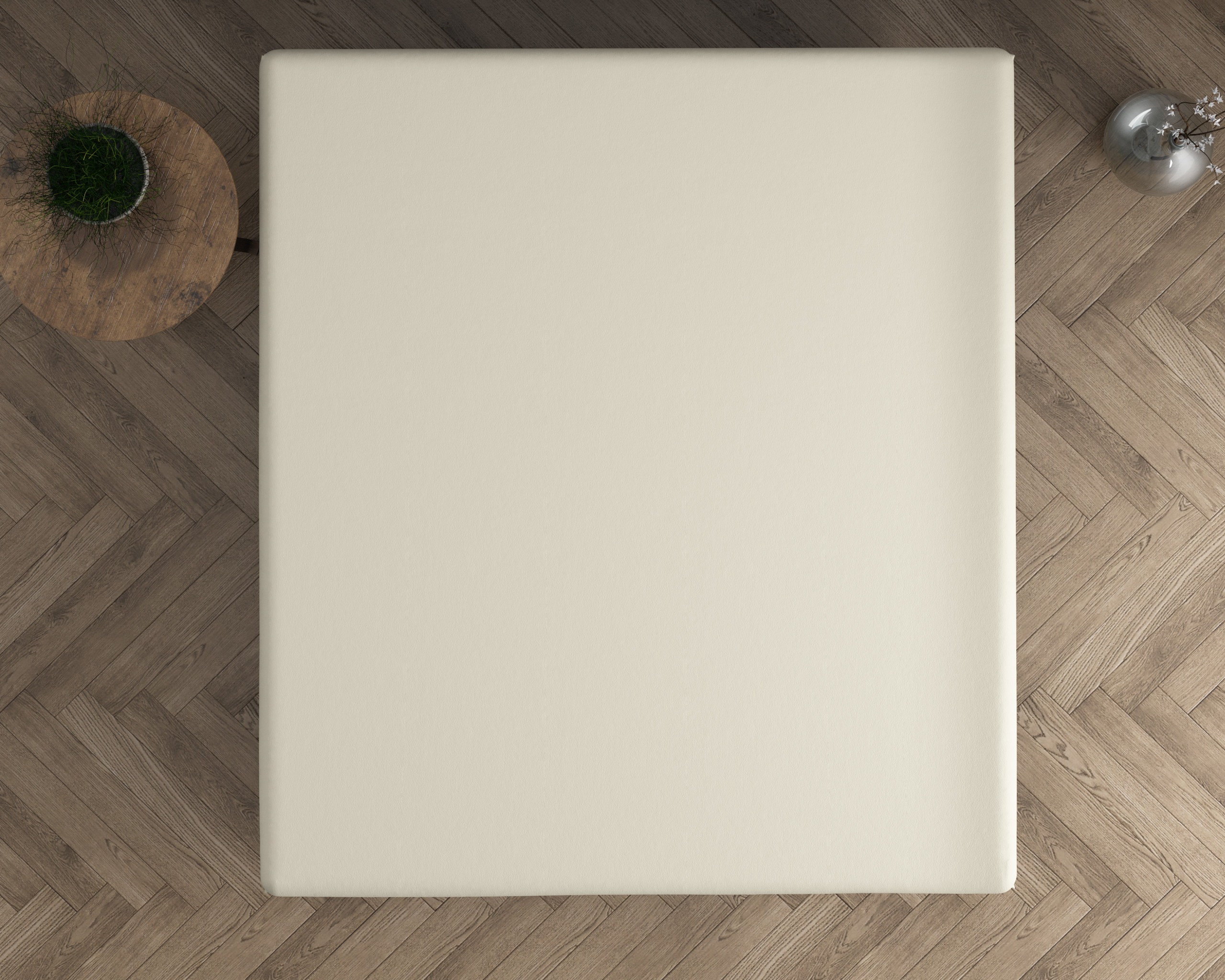 Dubbel Jersey 220 gr. Topper Hoeslaken Creme 140 x 200/220