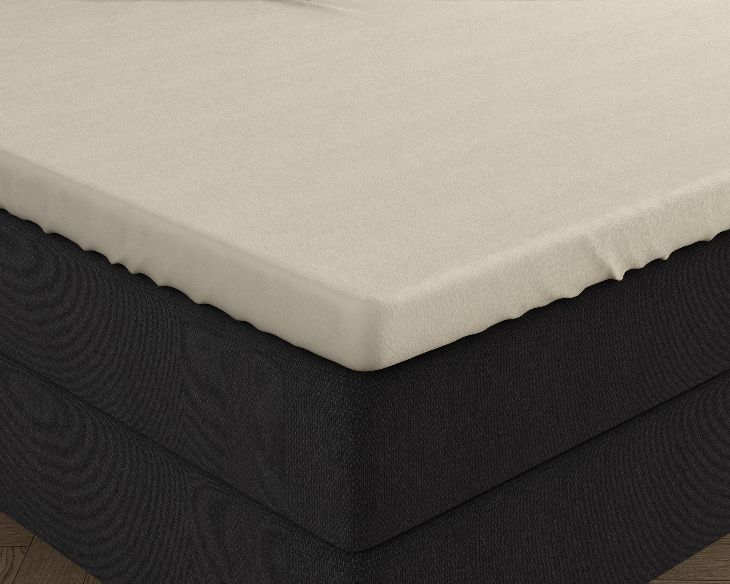 Dubbel Jersey 220 gr. Topper Hoeslaken Creme 80/90 X 200/220