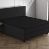 Dubbel Jersey 220 gr. Topper Hoeslaken Zwart 160/180 x 200/220