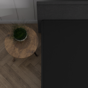 Dubbel Jersey 220 gr. Topper Hoeslaken Zwart 160/180 x 200/220