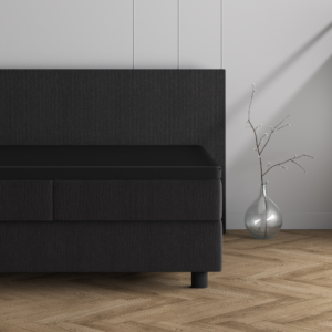 Dubbel Jersey 220 gr. Topper Hoeslaken Zwart 190/200 x 220/230