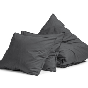 Egyptisch Katoen Uni Dekbedovertrek Antraciet 200 x 200/260