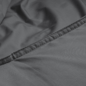 Egyptisch Katoen Uni Dekbedovertrek Antraciet 200 x 200/260