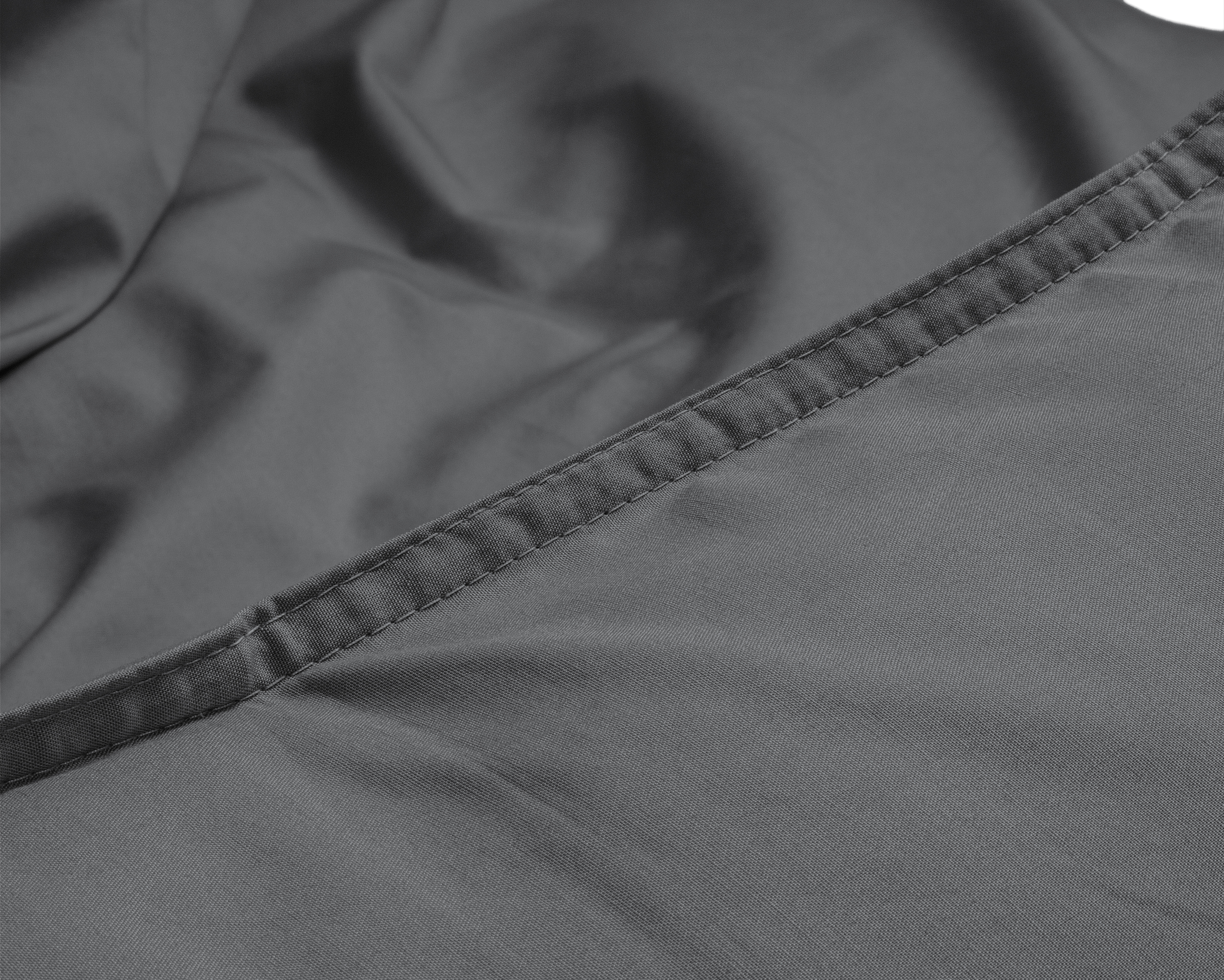 Egyptisch Katoen Uni Dekbedovertrek Antraciet 200 x 200/260