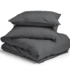 Egyptisch Katoen Uni Dekbedovertrek Antraciet 240 x 200/260