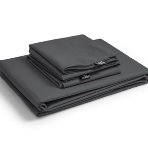 Egyptisch Katoen Uni Dekbedovertrek Antraciet 240 x 200/260