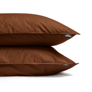 Egyptisch Katoen Uni Dekbedovertrek Bruin 200 x 200/260