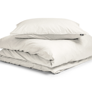 Egyptisch Katoen Uni Dekbedovertrek Creme 140 x 200/260