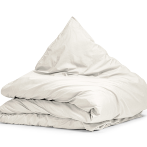 Egyptisch Katoen Uni Dekbedovertrek Creme 140 x 200/260
