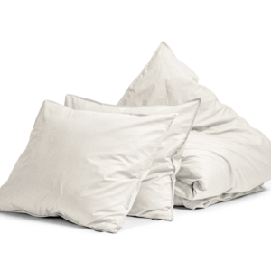 Egyptisch Katoen Uni Dekbedovertrek Creme 200 x 200/260