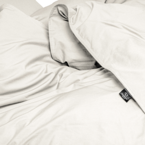 Egyptisch Katoen Uni Dekbedovertrek Creme 200 x 200/260