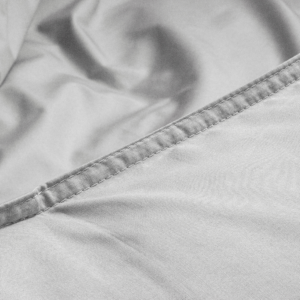 Egyptisch Katoen Uni Dekbedovertrek Grijs 140 x 200/260