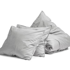 Egyptisch Katoen Uni Dekbedovertrek Grijs 200 x 200/260