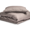 Egyptisch Katoen Uni Dekbedovertrek Taupe 140 x 200/260