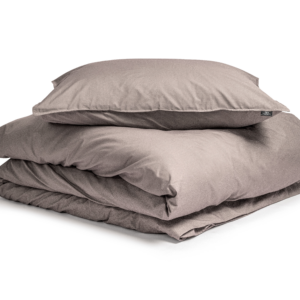 Egyptisch Katoen Uni Dekbedovertrek Taupe 140 x 200/260