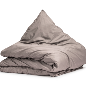 Egyptisch Katoen Uni Dekbedovertrek Taupe 140 x 200/260