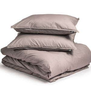 Egyptisch Katoen Uni Dekbedovertrek Taupe 200 x 200/260